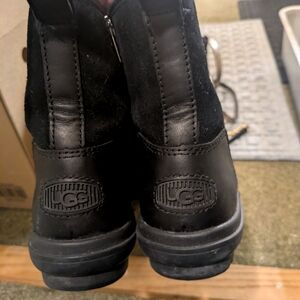 UGG Black Leather Boots